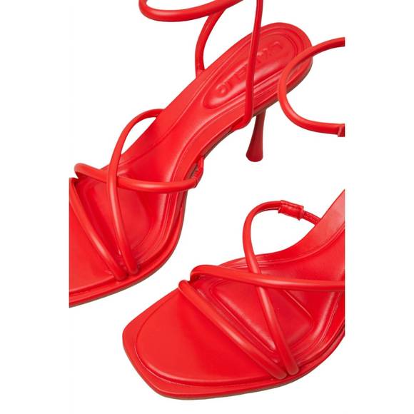 NEW D'AMELIO FOOTWEAR women's dalilah sandals in coral red - Picture 3 of 5